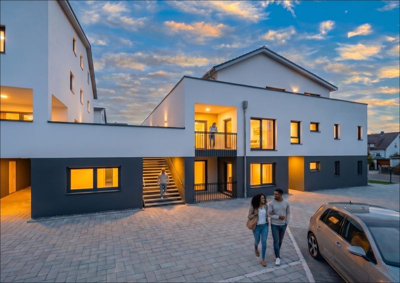Am Goldbach - Mehrfamilienhaus mit 73 Eigentumswohnungen im EH55 Standard